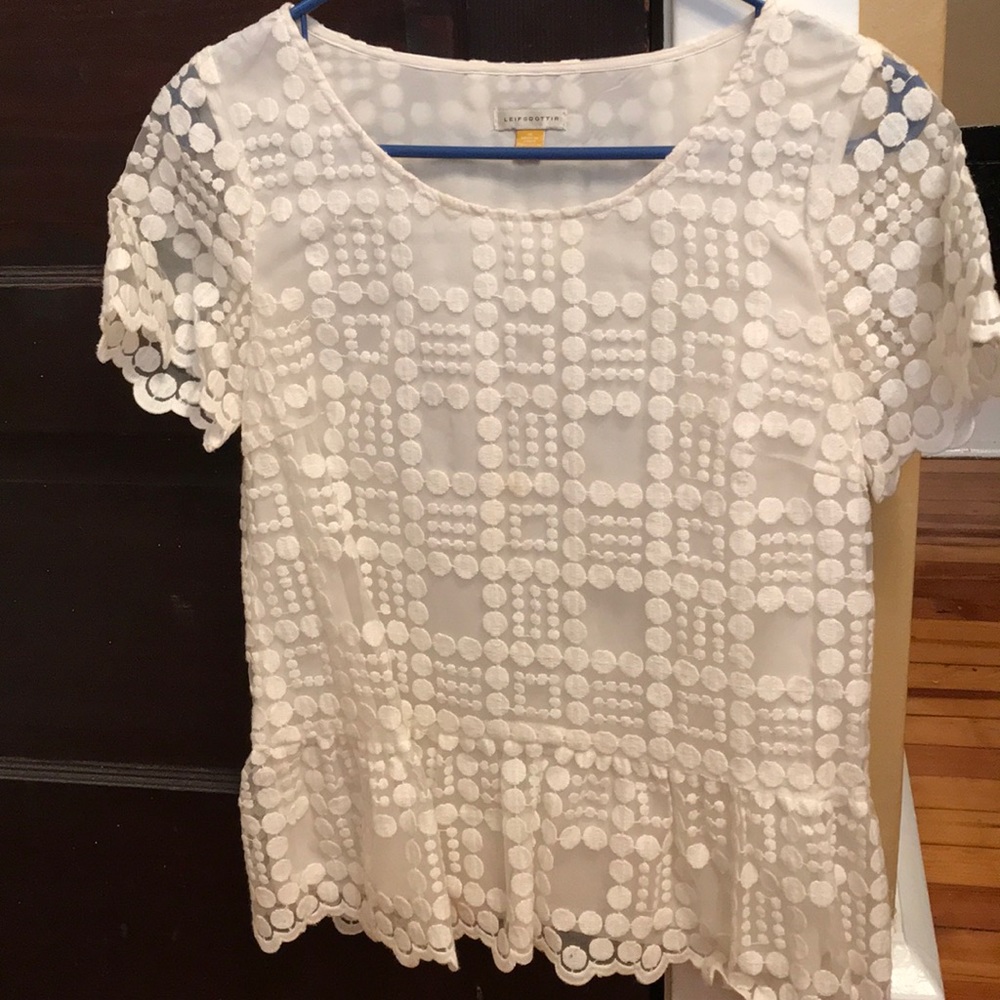 A beautiful top from Anthropologie.